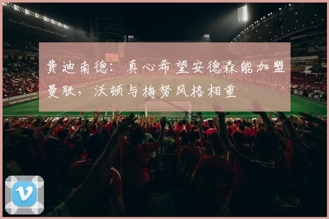 费迪南德:真心希望安德森能加盟曼联,沃顿与梅努风格相重