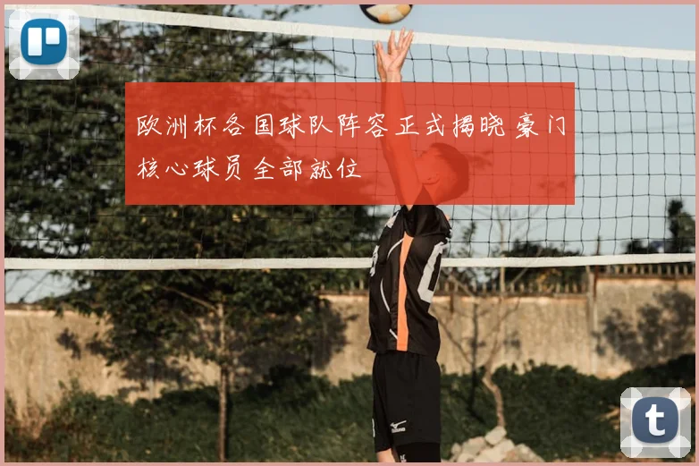 欧洲杯各国球队阵容正式揭晓 豪门核心球员全部就位